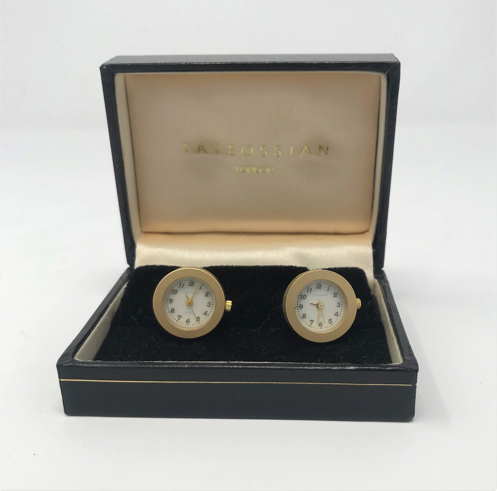 Set of Gold Watch Cufflinks by Tateossian London. (1 of 5)