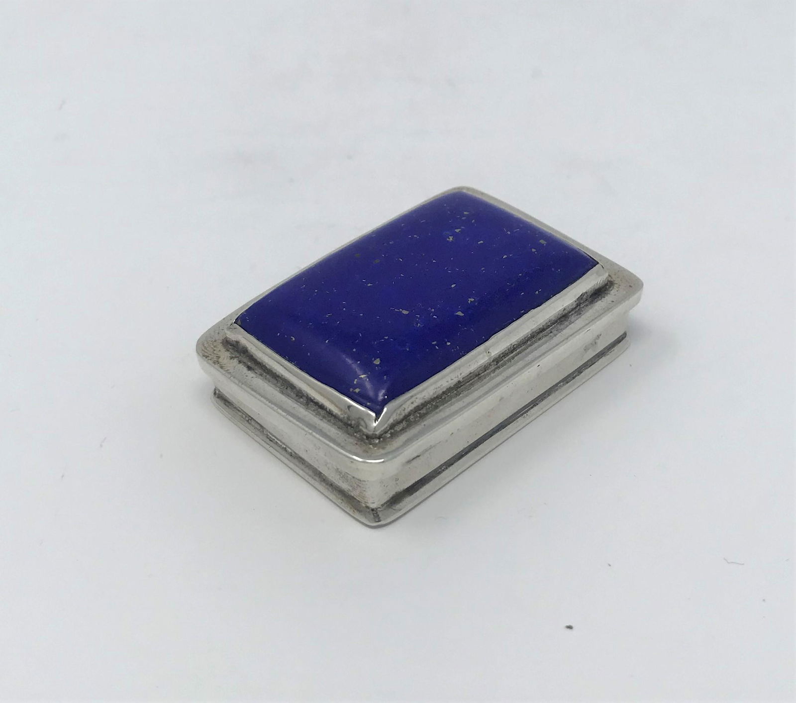 Vintage Persian Silver Pill Box, c. 1950. (1 of 6)