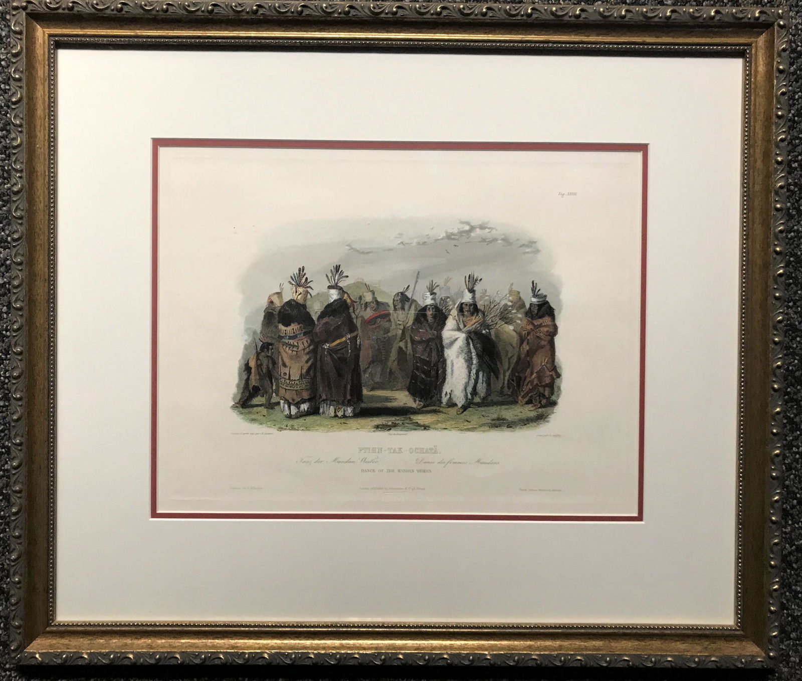 “Dance of the Mandan Woman” by Karl Bodmer. (1 of 5)