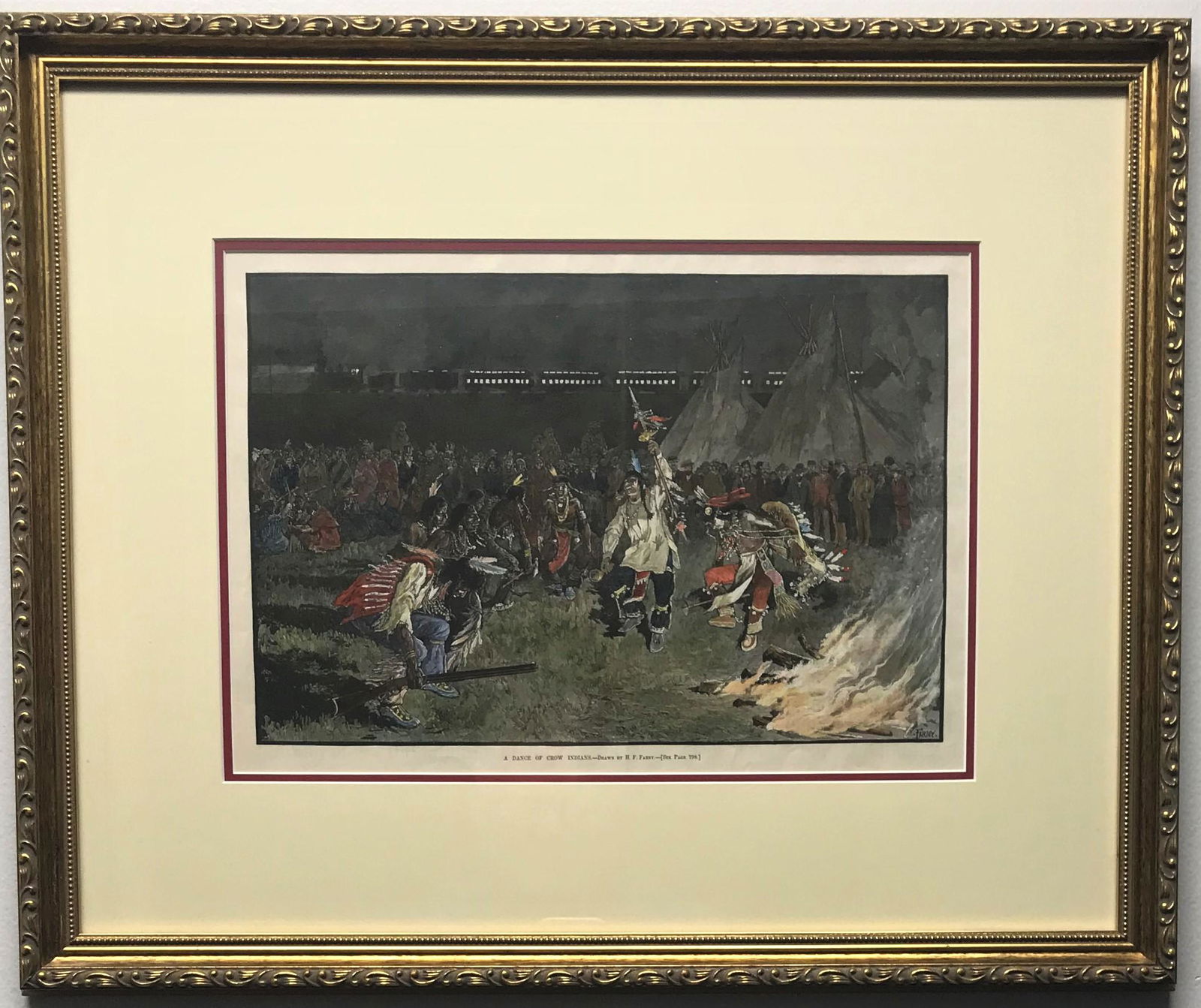 “A Dance of Crow Indians” by Henry Farny. (1 of 5)