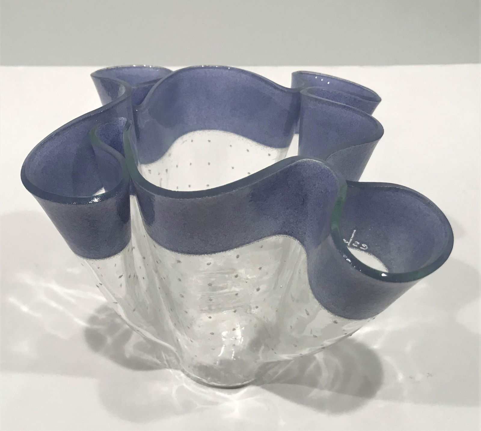 Handmade Venetian Style Glass Vase by Suzanne Esko, c. (1 of 5)