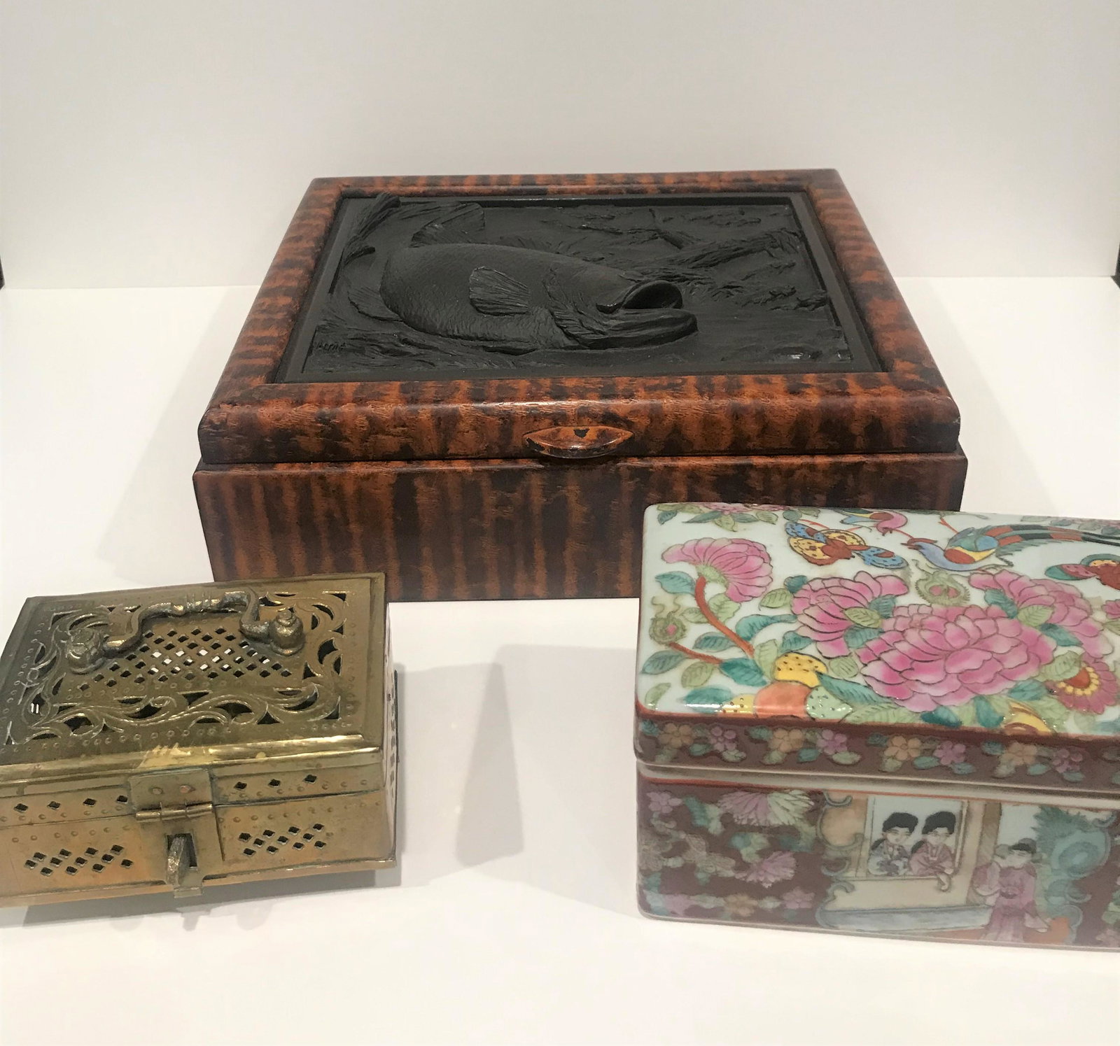 Five Decorative Table Boxes. (1 of 7)