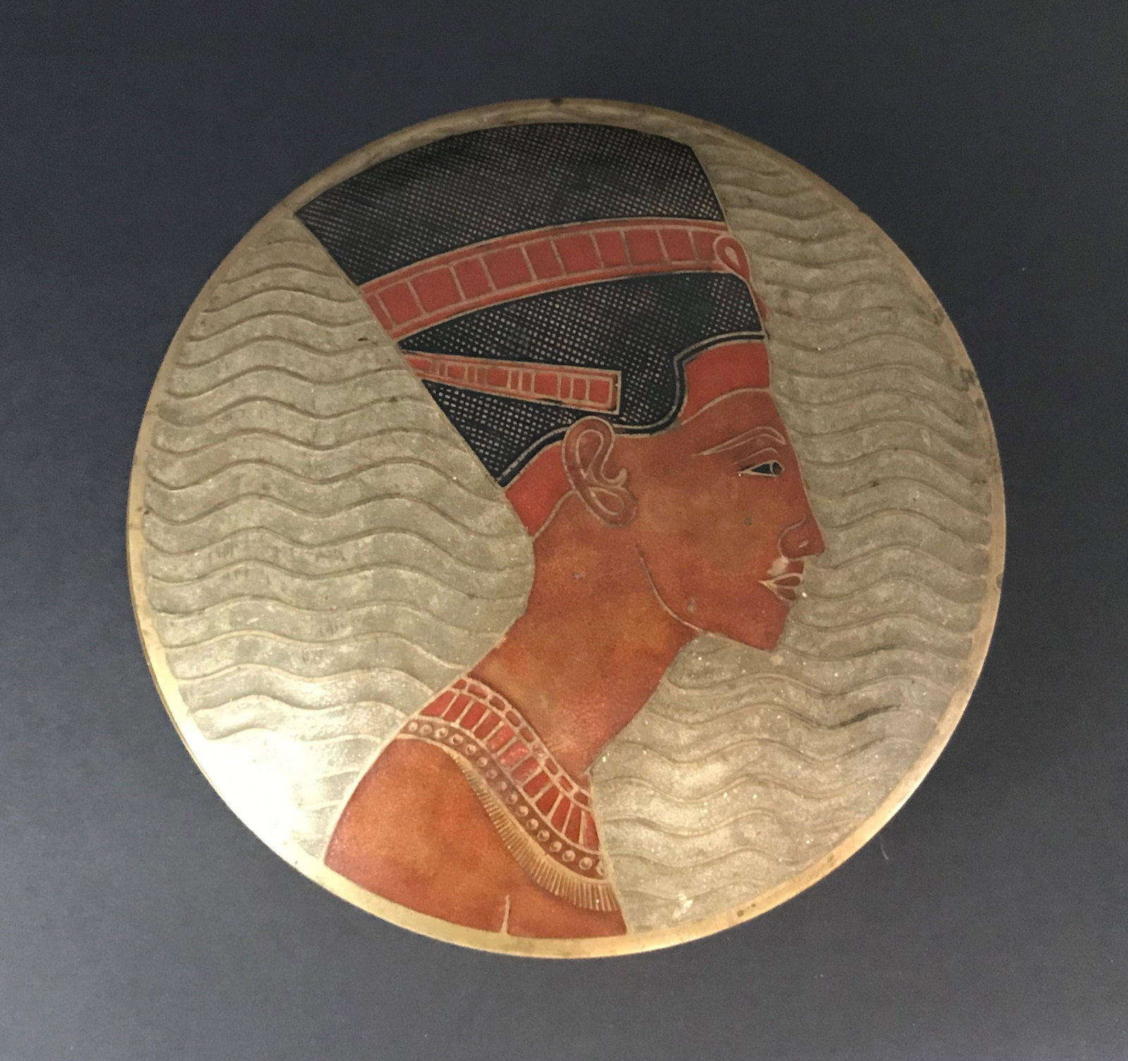 Brass Table Box - Egyptian Revival Design. (1 of 3)