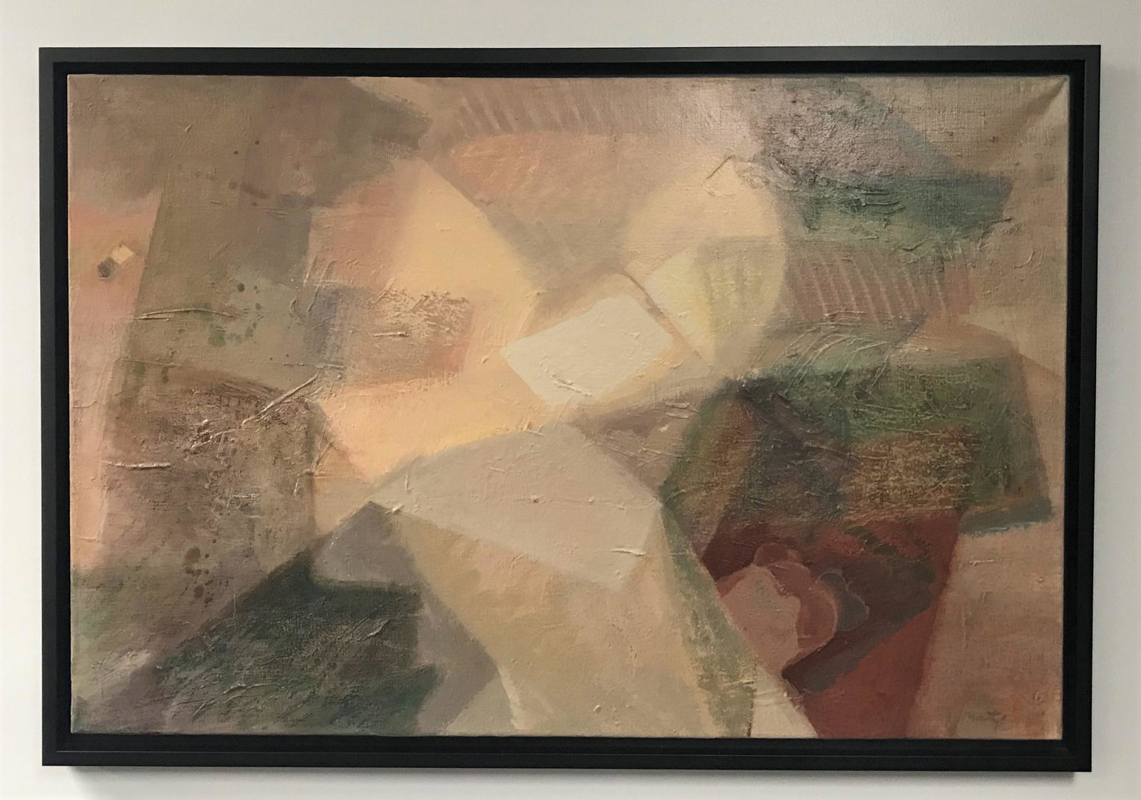 Suzanne Schweig Langsdorf "Martyl" (1917-2013), "Aerial View" Oil on Canvas. (1 of 5)