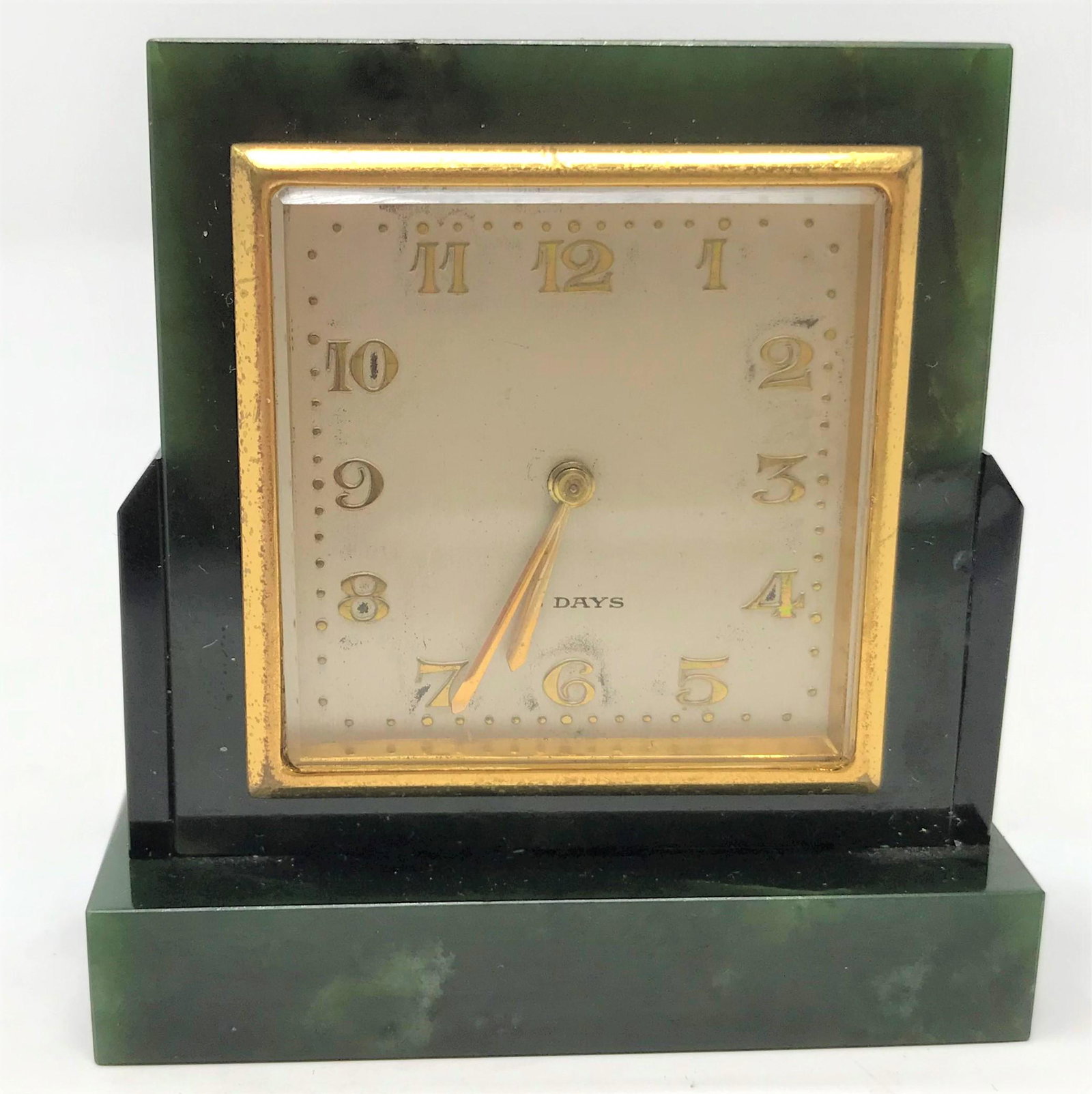 Ulysse Nardin Jade 8-Day Desk Clock, Circa 1930. (1 of 8)