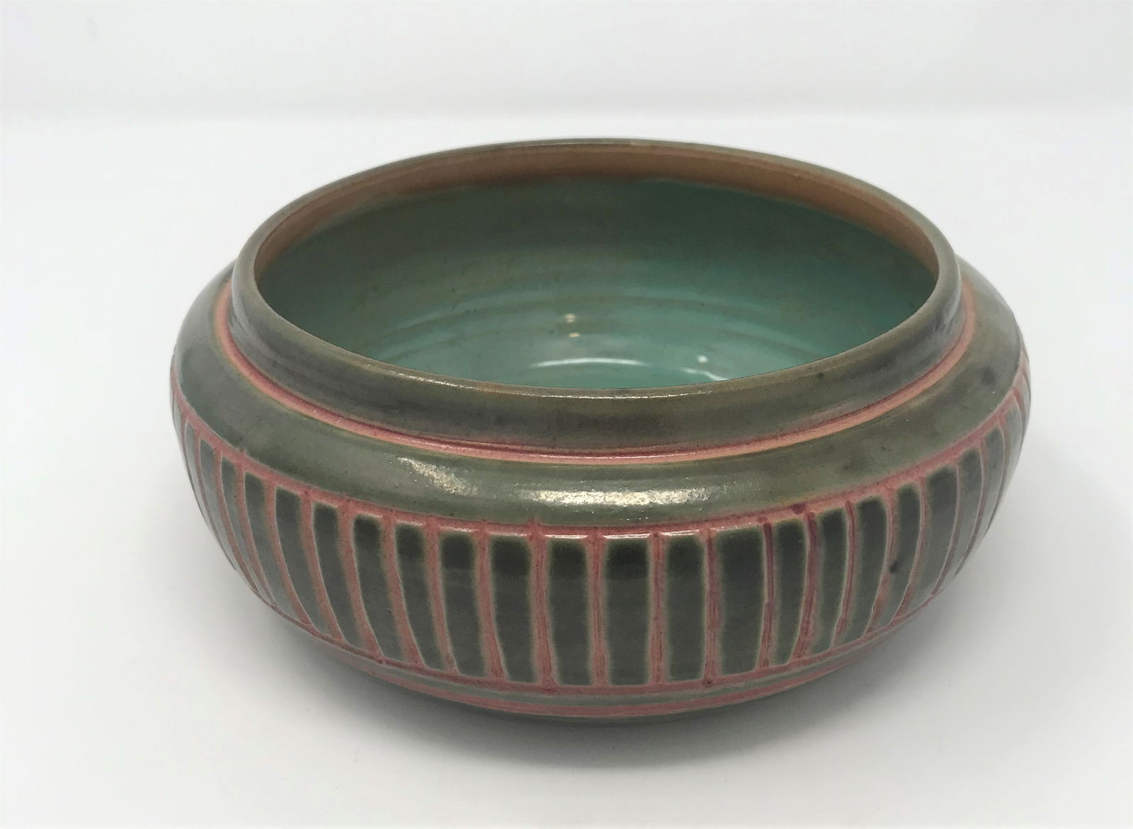 University Of North Dakota School Of Mines Low Bowl, c. 1930's (1 of 5)