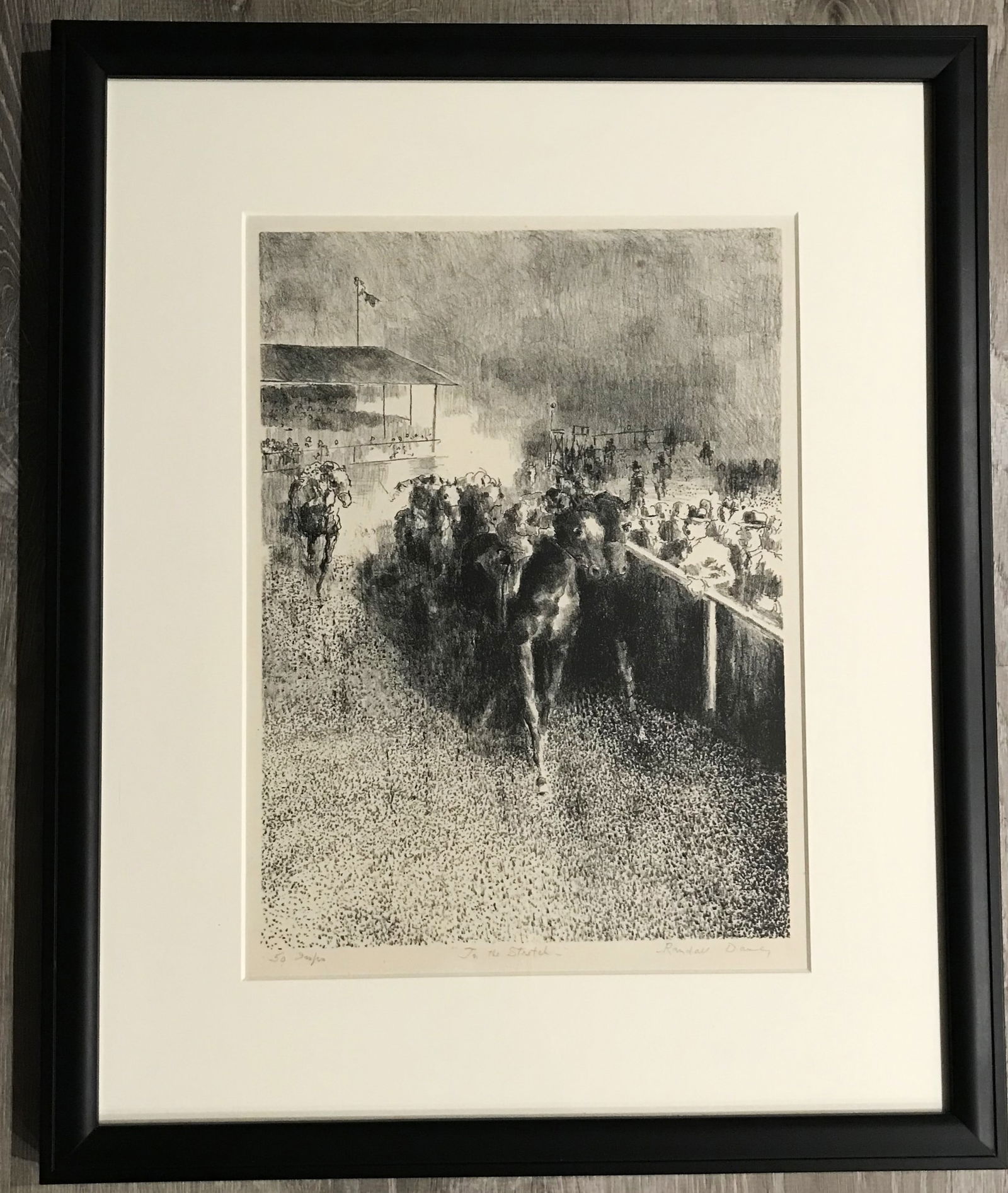 Randal Davey (NM, CO, 1887-1964) "To The Stretch" (1 of 5)