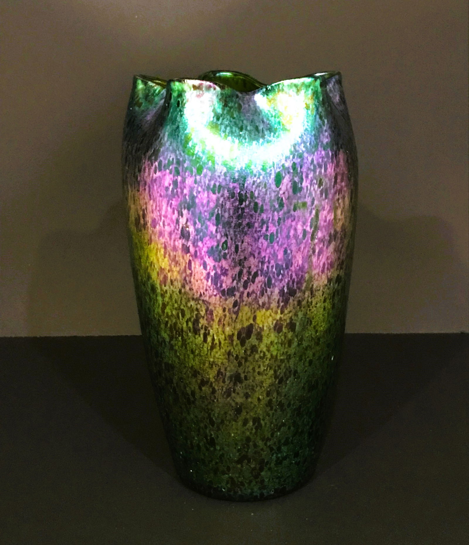 Large Loetz Phanomen Papillon Vase, c. 1900. (1 of 6)