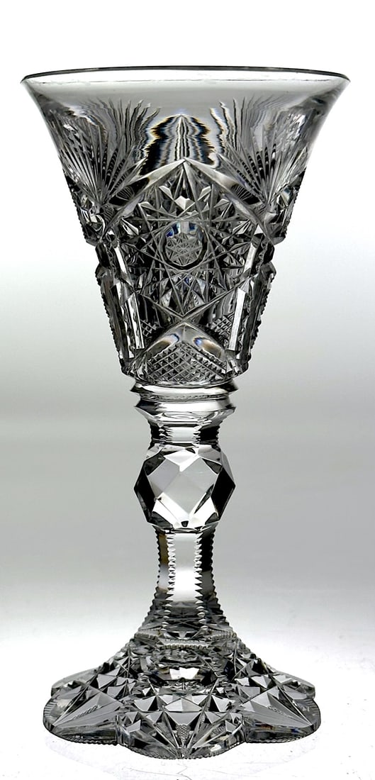 Rare Libbey Wedgemere Cut Glass Sherry Stem (1 of 3)