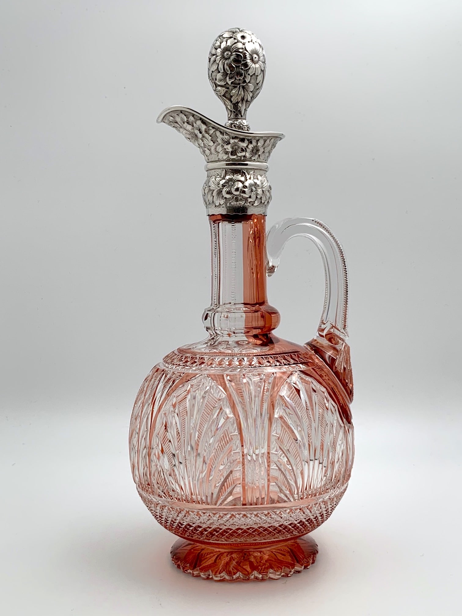 Fine Stevens & Williams Decanter Sterling By Theo Starr (1 of 6)