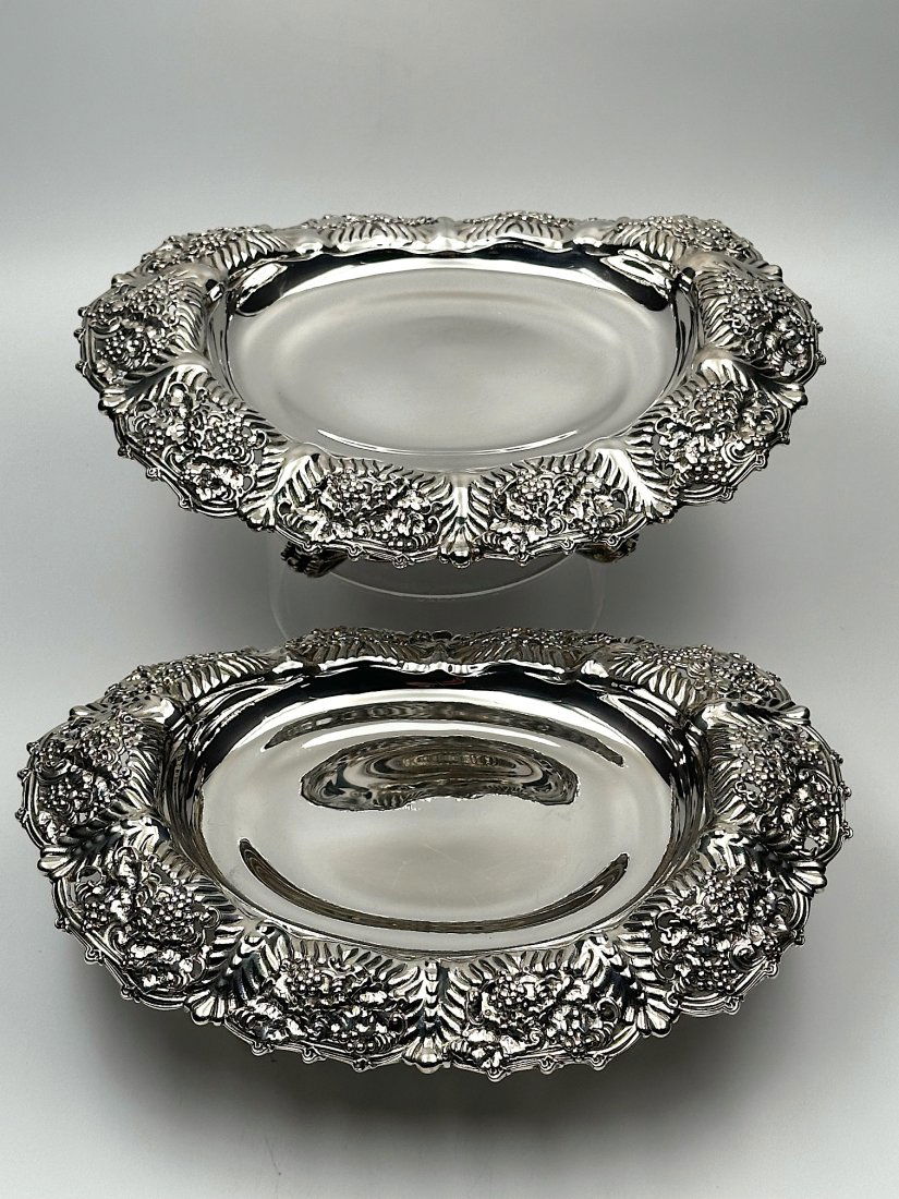 Pair Tiffany & Co. Sterling Silver Footed Compotes (1 of 6)