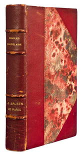 BAUDELAIRE - Le Spleen de Paris: Petits Poemes en Prose: [BAUDELAIRE, Charles (1821-1867)] - ROUSSEAU, Pierre. Le Spleen de Paris: Petits Poemes en Prose. Paris: Les Editions Andre Vial, 1947. Octavo. (8 3/4 x 5 7/16 inches). 196, [2] pp. 32