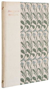 ERAGNY PRESS AND PISSARRO - D'Aucassin et de Nicolete: ERAGNY PRESS - Lucien PISSARRO (1863-1944). C'est D'Aucassin et de Nicolete. London: The Eragny Press, 1903. Octavo. (8 7/16 x 5 3/4 inches). Printed in red and black. Wood-engraved frontispiece