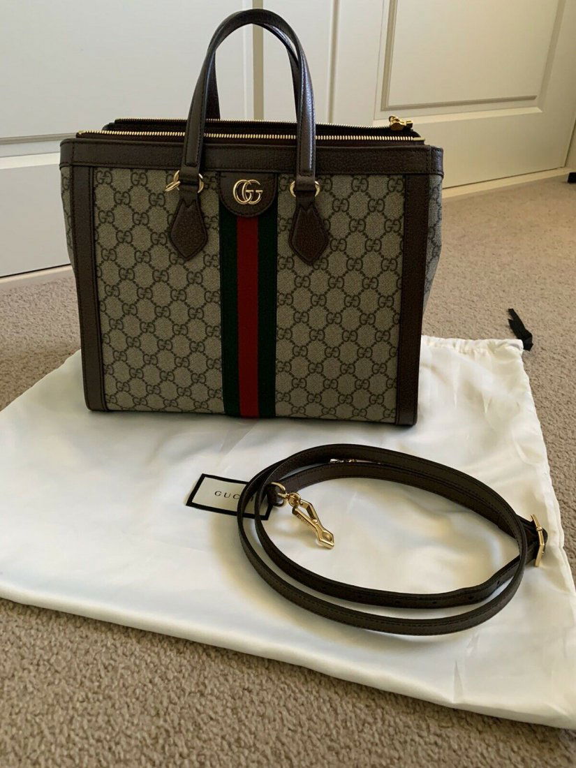 Gucci Ophidia GG medium top handle bag (1 of 4)
