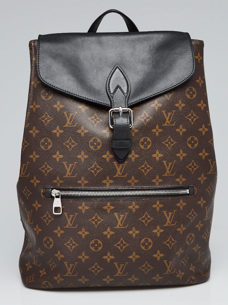 LOUIS VUITTON Monogram Macassar Canvas Palk Backpack Ba (1 of 5)