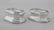 PAIR OF GEORGE II TRENCHER SALTS
