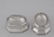 PAIR OF GEORGE II TRENCHER SALTS - 3