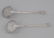 PAIR OF 18TH CENTURY IRISH SILVER LADLES - 3
