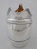 GEORGE III THREE PIECE SILVER TEA SET WITH TRIVET - 6