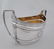GEORGE III THREE PIECE SILVER TEA SET WITH TRIVET - 7