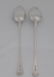 SCOTTISH PROVINCIAL SILVER STUFFING SPOONS - 2
