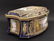 ANTIQUE HANDPAINTED FRENCH PORCELAIN TABLE CASKET - 2