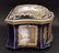 ANTIQUE HANDPAINTED FRENCH PORCELAIN TABLE CASKET - 3