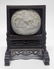 CHINESE WHITE JADE FOREIGNER PLAQUE