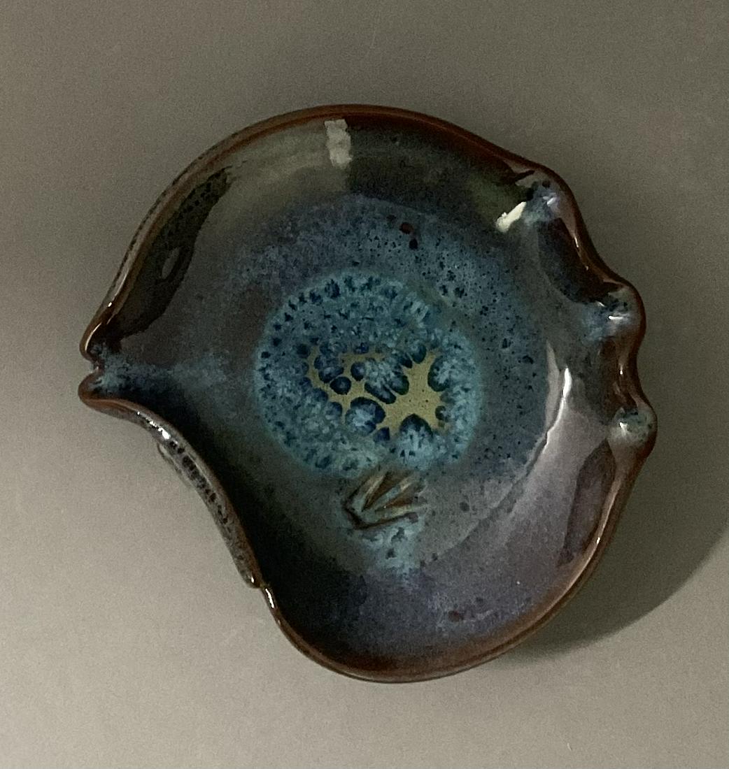 LORENZEN MID CENTURY ART POTTERY FISH BOWL (1 of 5)