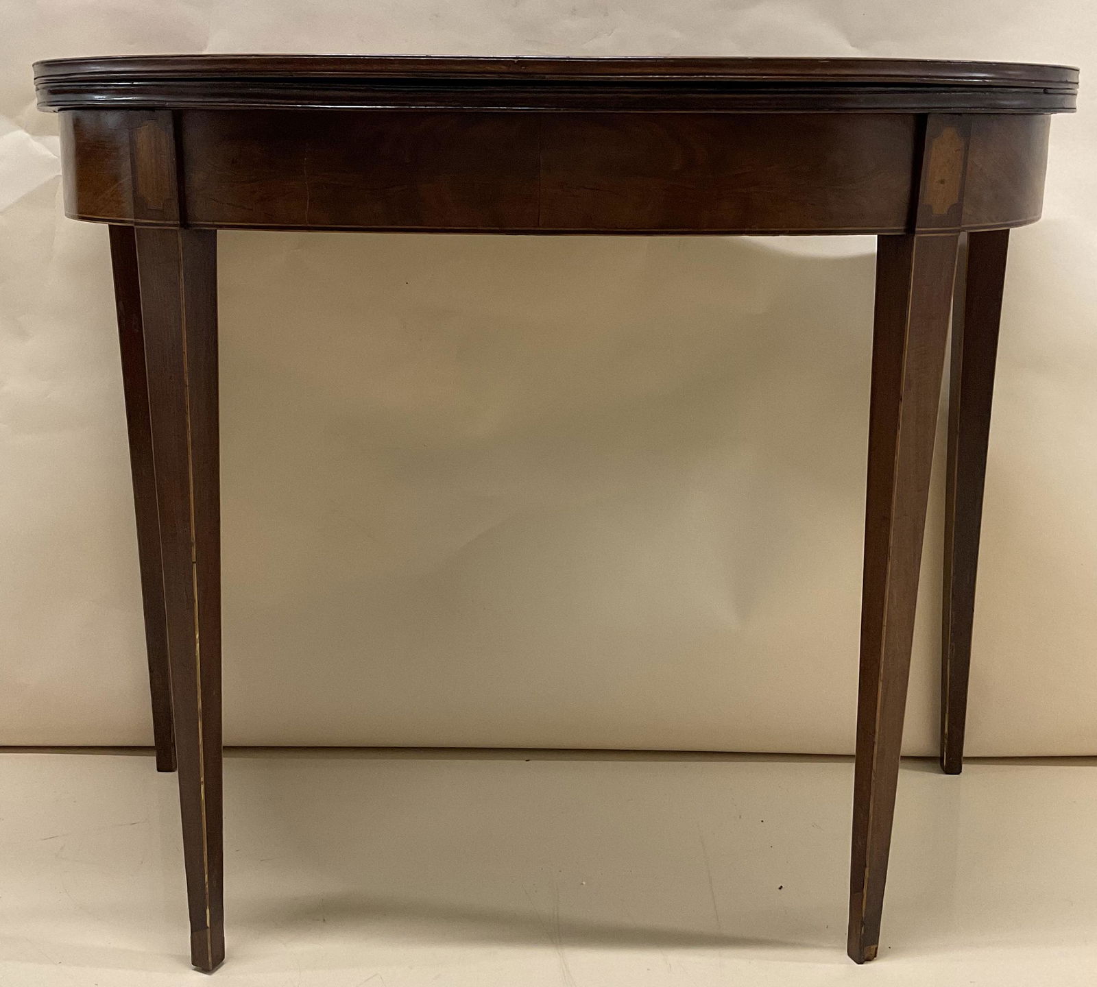 GEORGIAN MAHOGANY CARD TABLE (1 of 5)