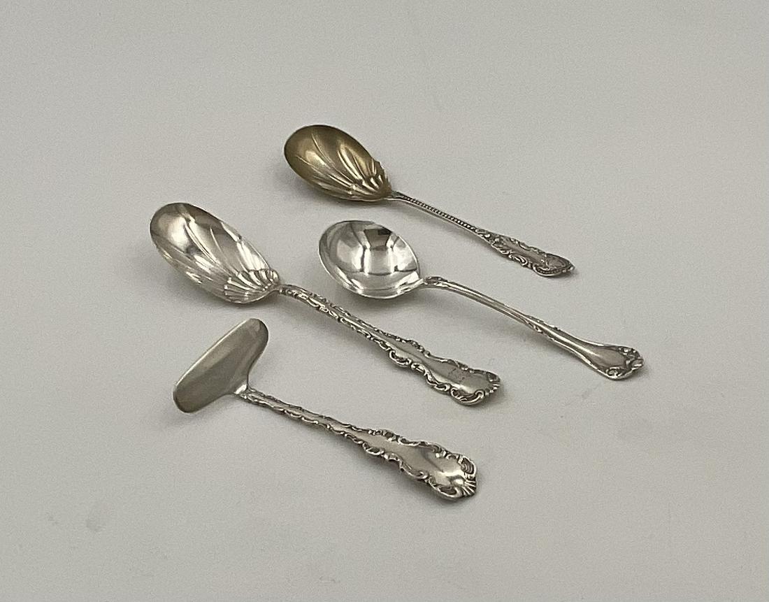 FOUR STERLING SILVER TABLEWARES (1 of 4)