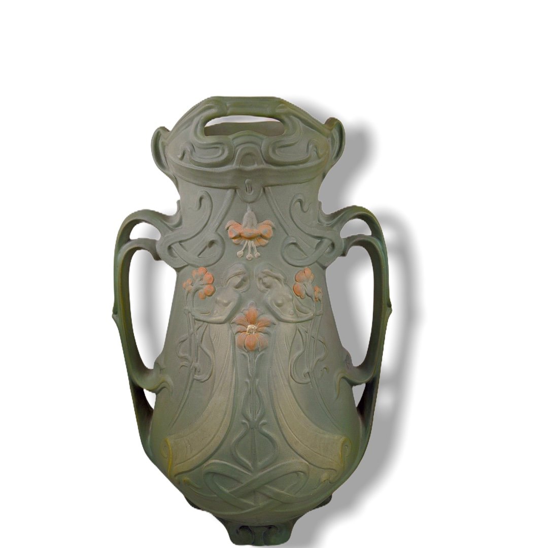 116 Massive Weller Pottery Vase (1 of 4)