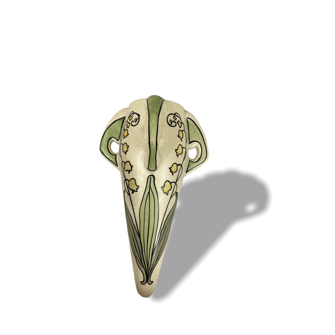 129 Roseville Wall Pocket (1 of 4)