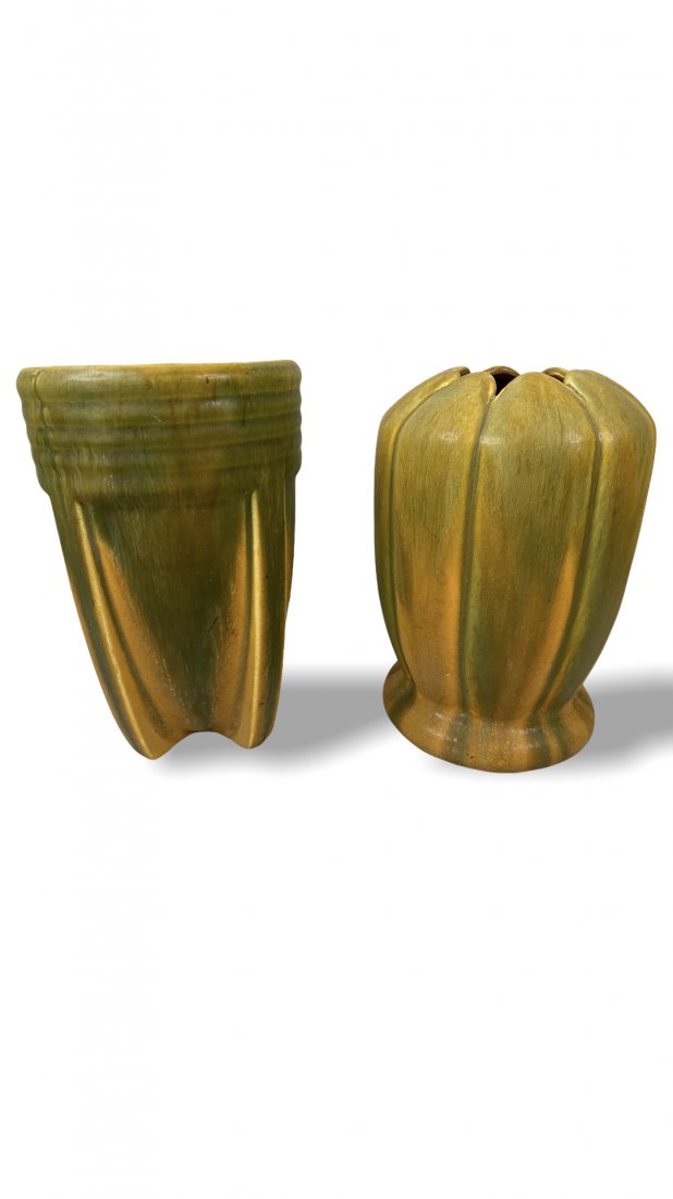 154 2 Pieces Camark Pottery (1 of 3)