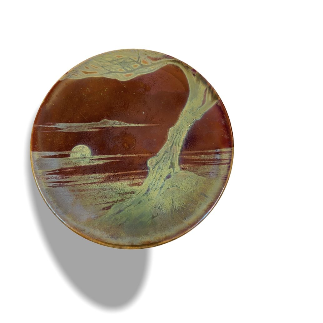 Wonderful Weller Pottery Sicard Charger (1 of 2)