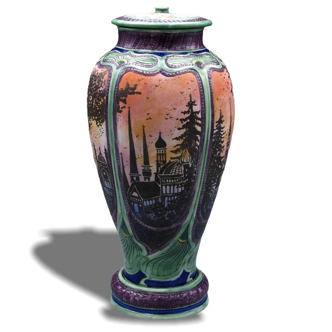 Stephanie Young Vase Churches Toiler vase RARE (1 of 6)