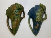 Roseville Pottery Wall Pockets (Pair)