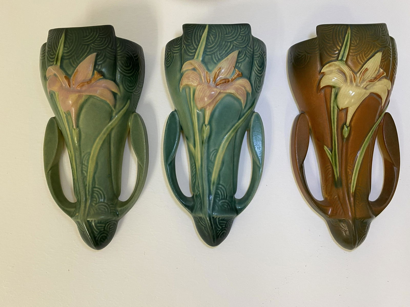 Roseville Pottery  Wall Pockets (1 of 2)