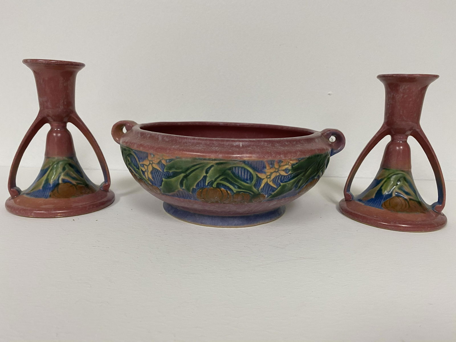 3 Roseville Pottery Pieces (1 of 1)