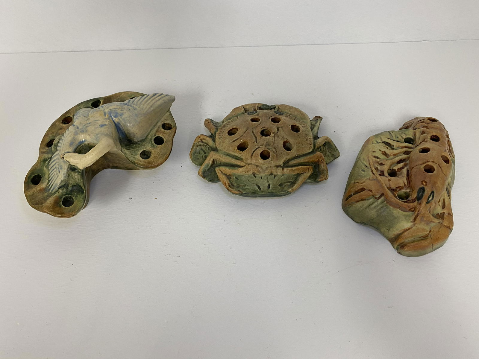 Grouping Weller Pottery Frogs (1 of 1)