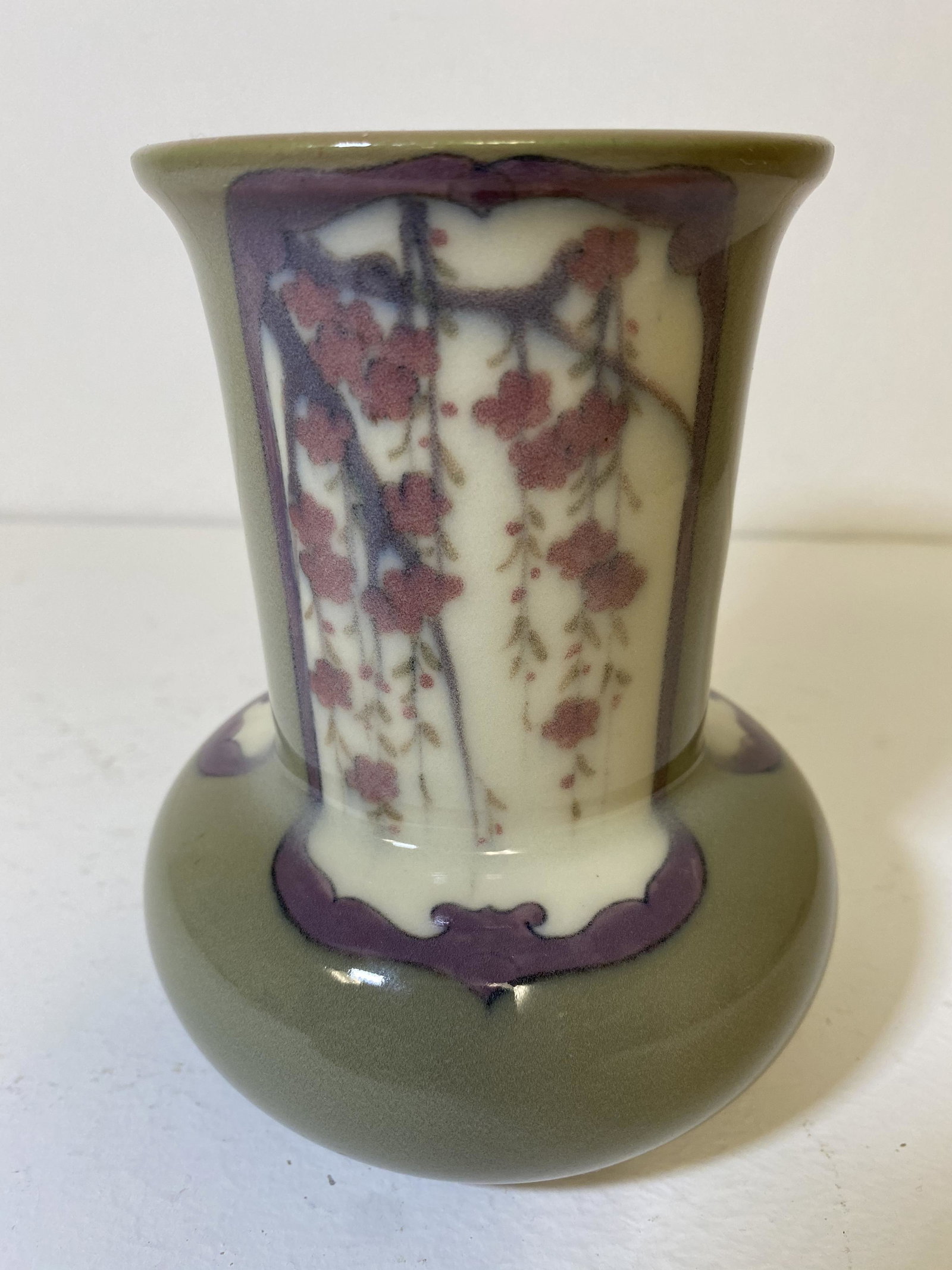 Rookwood Pottery: Porcelain Sara Sax (No Lid), 5 3/8"
