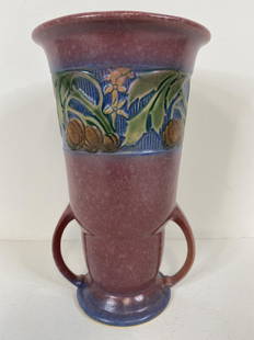 Roseville Pottery Baneda: Roseville Pottery Baneda in Pink 598-8"