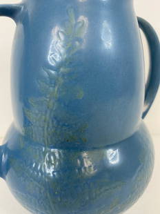 Roseville Pottery Windsor: Roseville Pottery Unusual color with Pines 549-7