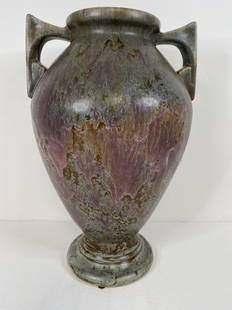 Roseville Pottery Carnelian II: Large Vase. 339-15. Best glaze I have ever seen on one of thes vases.