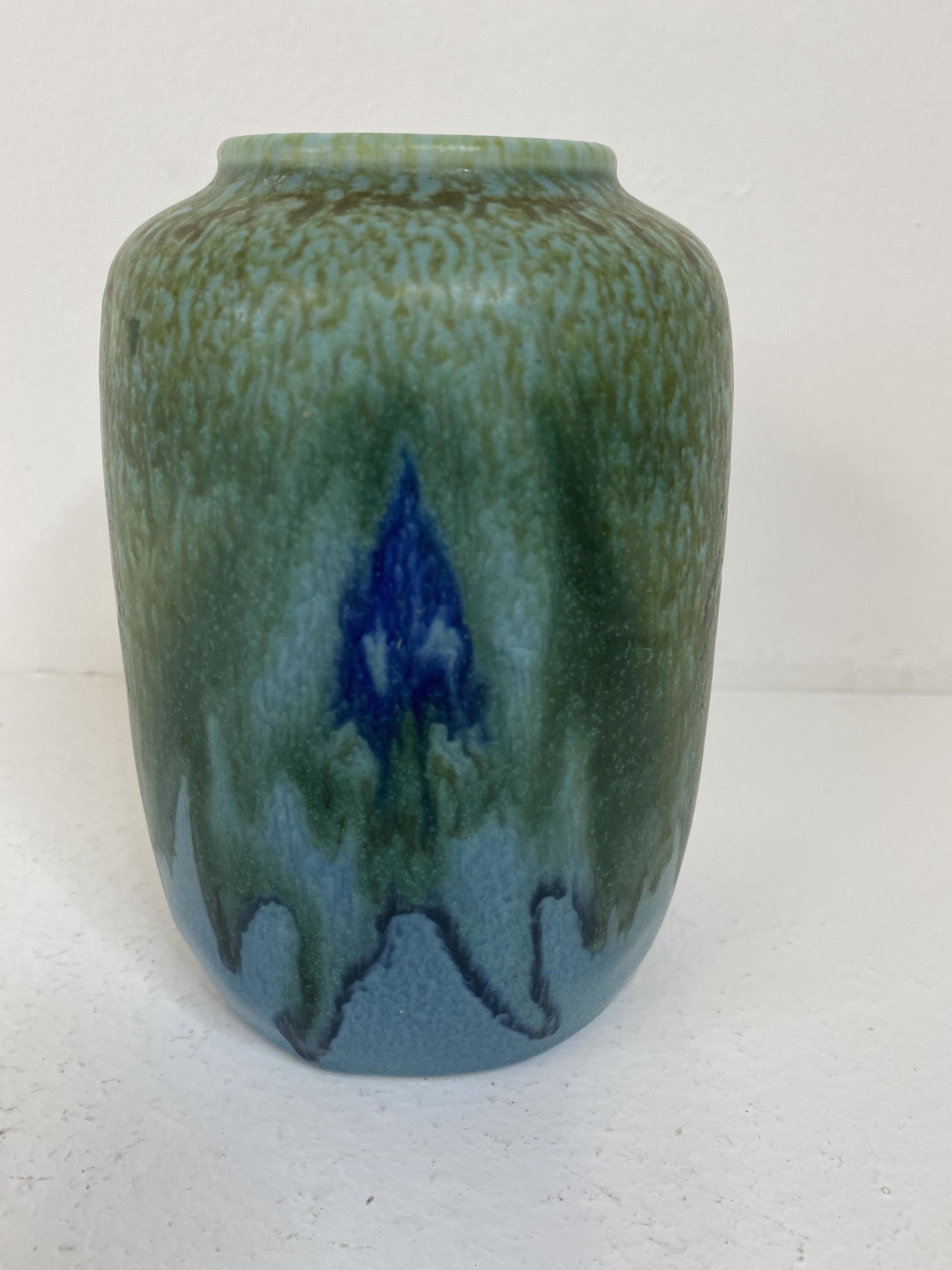 Elizabeth Lincoln for Rookwood Pottery: Abstract floral velum. 1921 5 1/2" tall.