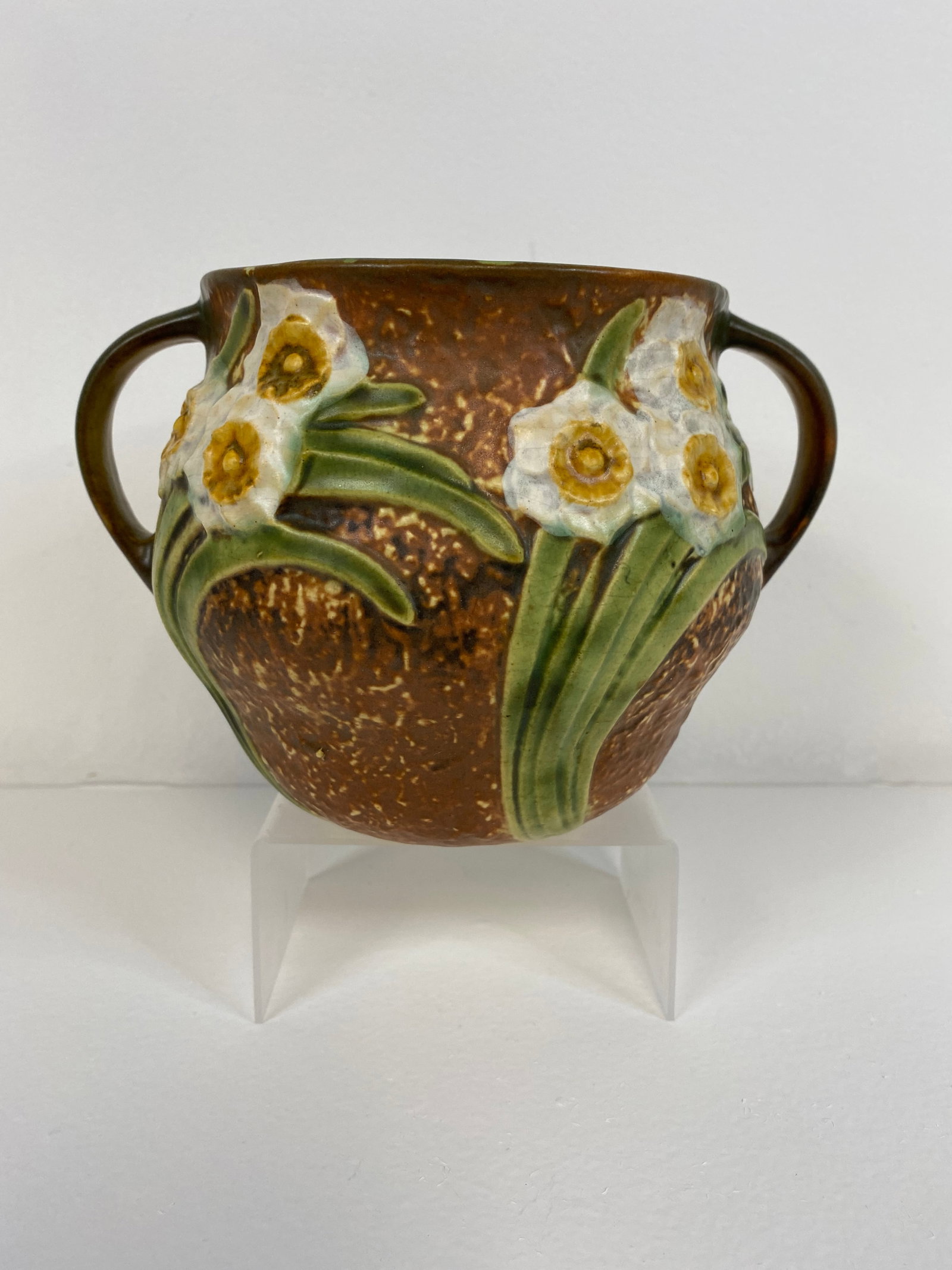 Roseville Pottery Jonquil: Another nice Jonquil , this one at 5 1/8" tall