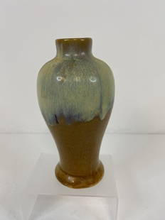 Shearwater Pottery: Neat little shearwater vase at 6" . Multicolored most likely a 60'70's piece