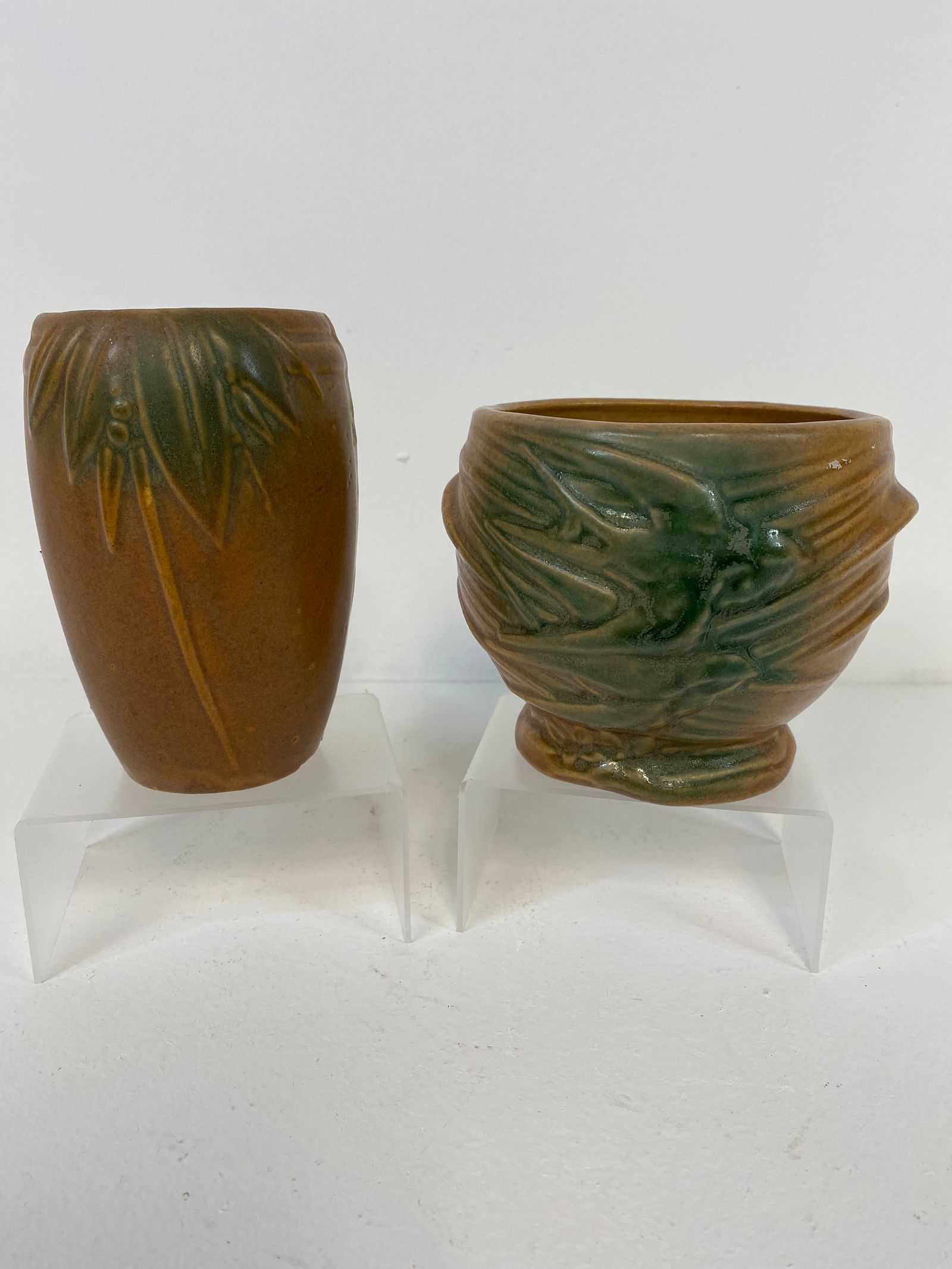 2 Brush McCoy Pottery Lot (1 of 2)