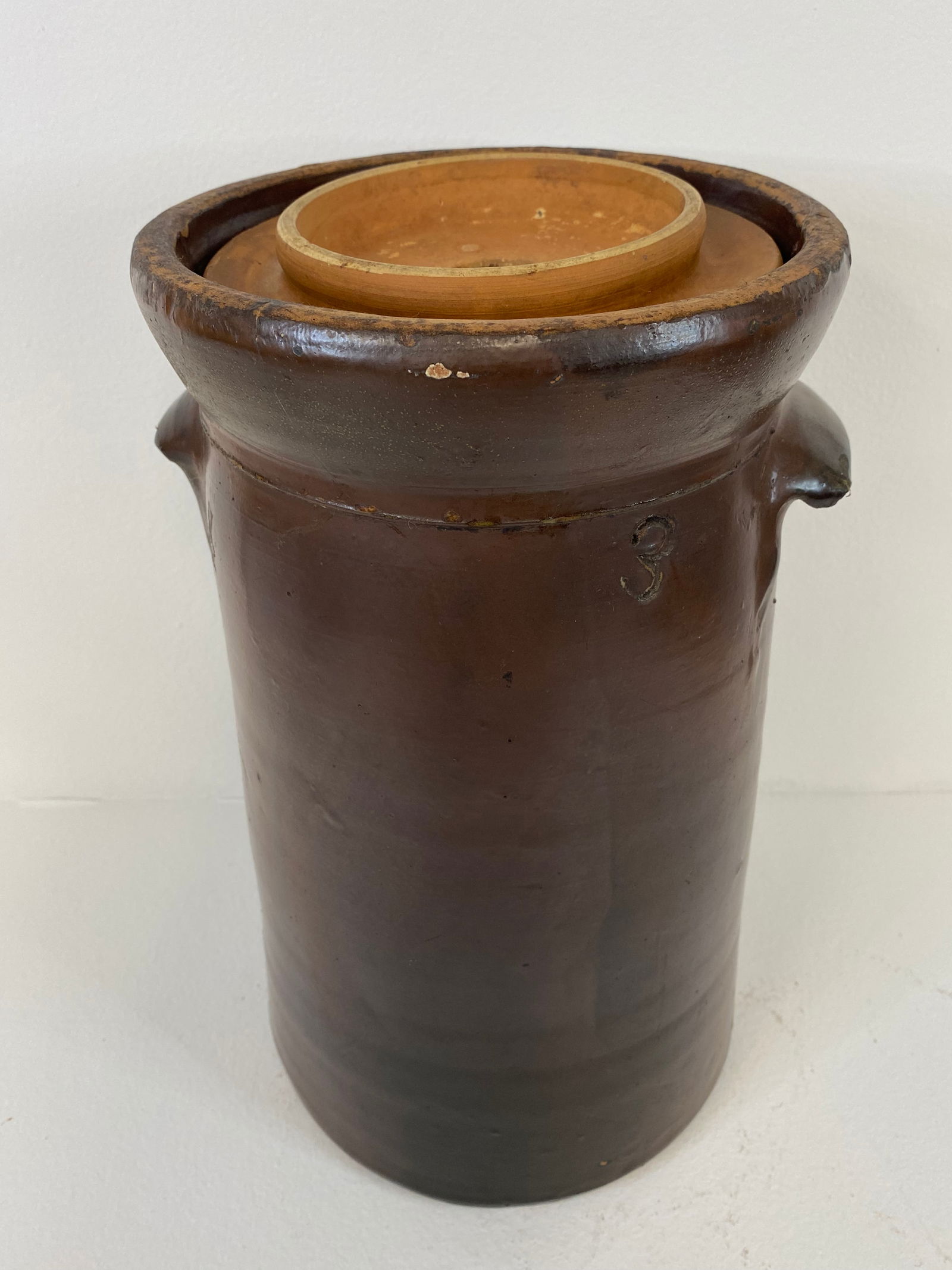 Evans Pottery Dexter Missouri Churn (1 of 3)