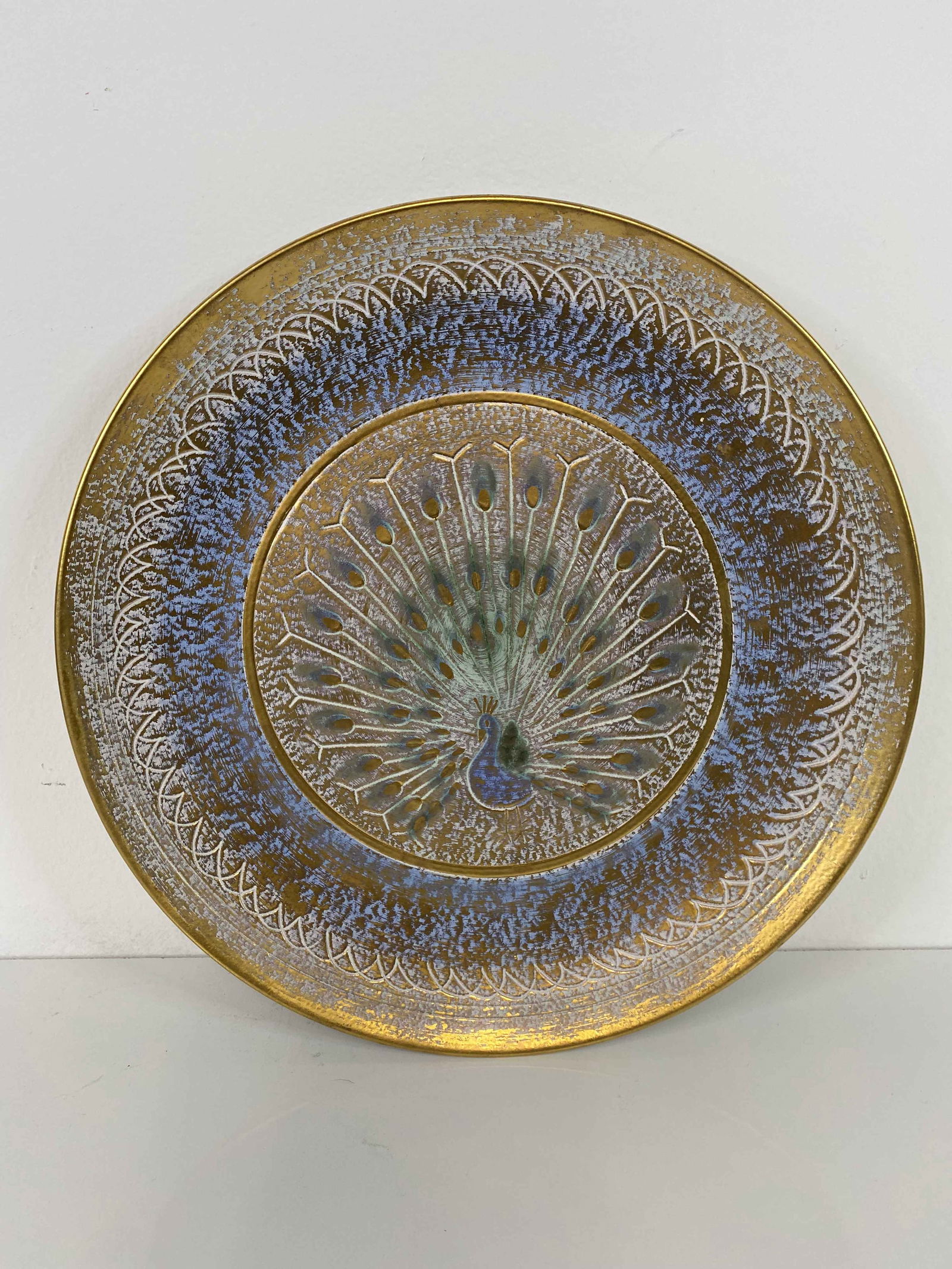 Stangl Pottery Peacock Charger (1 of 3)
